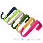 Colorful velvet door hook for home storage