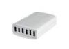 Intelligent 12 Amp Multi Port USB Power Adapter With 120CM / 5FT Length Cable