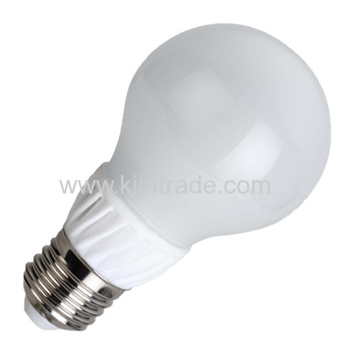 LED A60 glass bulb 7W 9W 100lm per watt 300° angle
