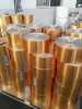 golden lacquer aluminium strip for vial seals
