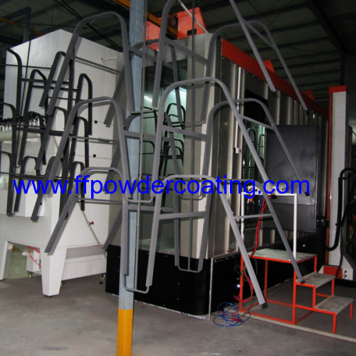 Chair powder paint spray booth