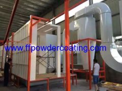 Automatic Powder Coating Booth With Mono Cyclone