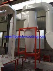 Powder Coating Booth With Mono Cyclone