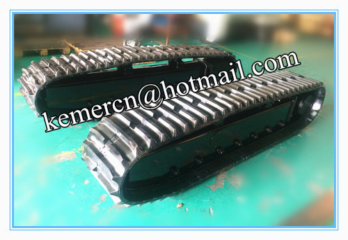 6 ton rubber track undercarriage / rubber carwler chassis/ rubber tracked undercarriage