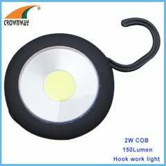 2W COB working light magnet and hook outdoor lamp 3*AAA battery work light 250Lumen high power camping lantern