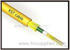 2 Core Fiber Optic Single Mode Cable Yellow Long Distance Fiber Optic Cable