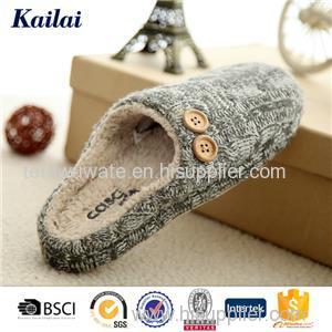 Grey Cashmere Slippers Product Product Product