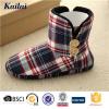 Plaid Cloth Lady Boots