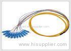 24 Core PLC Optical Fiber Pigtail Fiber Optic Cable Sc / Mu / E2000 Connector