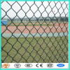 factory supply galvanized and PVC coated golf boundary chain link fence cyclone fence