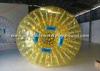 Yellow TPU Human Inflatable Soccer Zorb Ball / Inflatable Human Bumper Ball