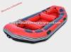 Red And Blue 0.9mm PVC Fabric Inflatable Boat Raft With Inflatable Floor