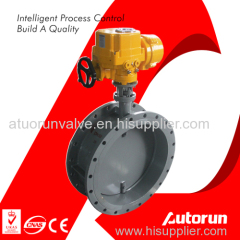 Single/double Flange Ex Electric Ventilation Butterfly Valve