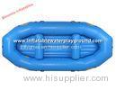 Professional Light Blue Inflatable Raft Boat Made Of PVC Tarpaulin Fabric