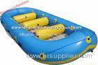 Green Inflatable Rowing Boat Inflatable Lake Rafts Rentals For Adults And Kids