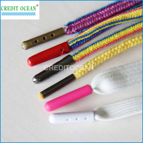 CREDIT OCEAN multicolor plastic tips for shoelace