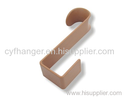 Beige flocked door hook home storage hook made by ABS plastic