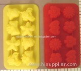 silicone flower shape cake mold