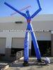 2 Legs Blue Advertising Inflatable Arm WavingTube Man / Dancing Balloon Man