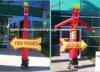 Wateproof 8ft Inflatable Advertising Small Air Dancers With Blower