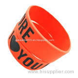 printed silicone wrist band