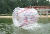 Transparent PVC Inflatable Water Roller / Aqua Roller On Lake