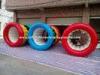 Colorful Kids Game Water Rollers Inflatable Water Wheel Rentals