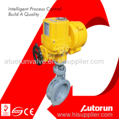 Explosion proof electric flange butterfly valve
