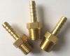 Cheap brass coupling 3/8 hose tail x 1/4 barbs pipe fittings