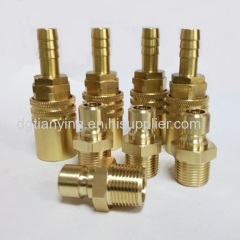 Shut off male plug quick coupling complete set