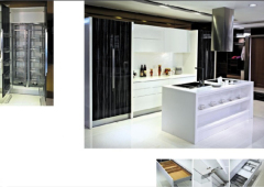 UV High Glossy Kitchen Cabinet (BR-U003)