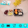 Three Compartments plastic bento packaging lunch containers