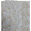 Ivory Polyester Embroidered Lace Fabric By The Yard (S8093)