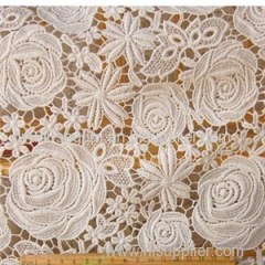 S8016 Wholesale Luxury Guipure Chemical Lace Fabric(S8016)