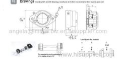 NG 2-Bolt waterproof flange bearing unit NG20F2 NG25F20 NG30F20 NG35F20 NG40F20 NG50F20 NG60F20 NG20F21 NG25F21