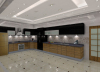 UV High Glossy Hotel Kitchen Cabinet (BR-U007)