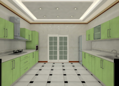 UV Glossy UK Style Hotel Kitchen Furniture (BR-U013)
