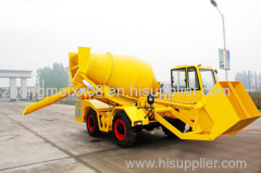 1cbm Self propelled concrete mixing truck