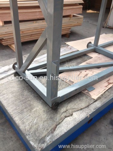 Used Support Floor Plate Adjustable Level Cast Iron Surface Plate Stand