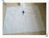 Disposable White PE Poncho