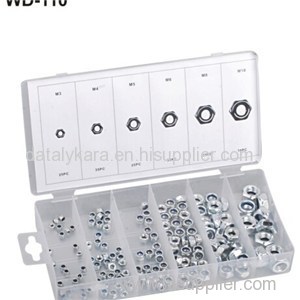 150PC NYLON LOCK NUT ASSORTMENT