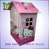 Retail cardboard coloring playhouse for children with CMYK Printing