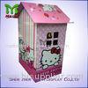 Retail cardboard coloring playhouse for children with CMYK Printing