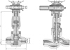 Vacuum exhaust steam globe valve apply for power station