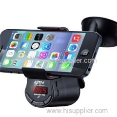 Car Mount Holder Charger Fm Transmitter Handsfree For IPhone 4 4S 5 5S & 5C( FM09)