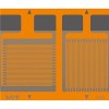 90 Degree Tee Rosettes Pattern Strain Gauge CF350-2BB