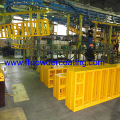 Powder Coating System For The Guardrail