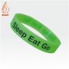 Customized Transparent Rubber Wrist Band