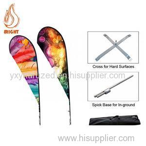 Printing Flying Teardrop Banner Flags For Promotion