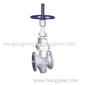 Manual flat gate valve of power station valves